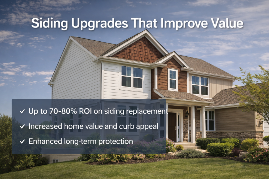 siding installation and upgrades in Walker MI improving home value curb appeal and long term exterior protection